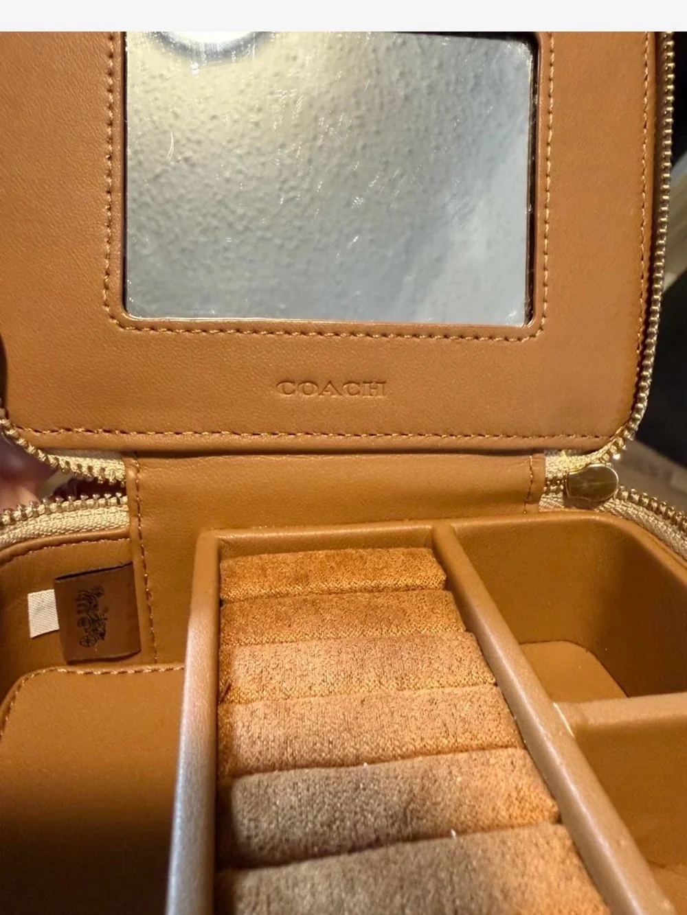 Coach Jewelry Box in Signature Canvas